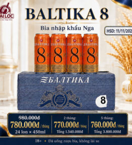 Bia Nga Baltika 8 5% – Tinh Hoa Bia Lúa Mì Nga