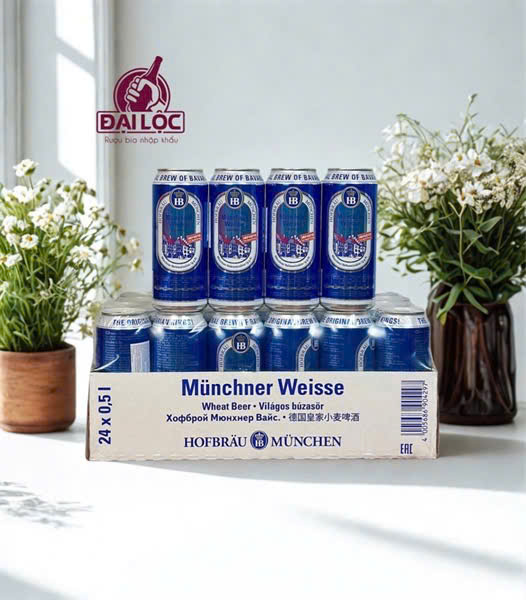 HB Muncher Weiss bia Đức cao cấp