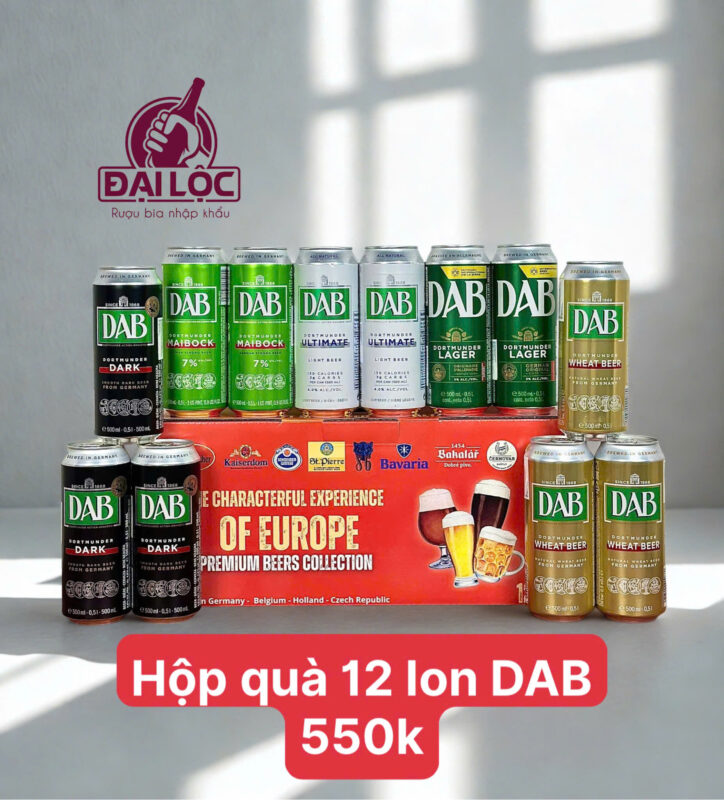Hộp Quà Bia Đức DAB – Lựa Chọn Quà Tặng Đẳng Cấp