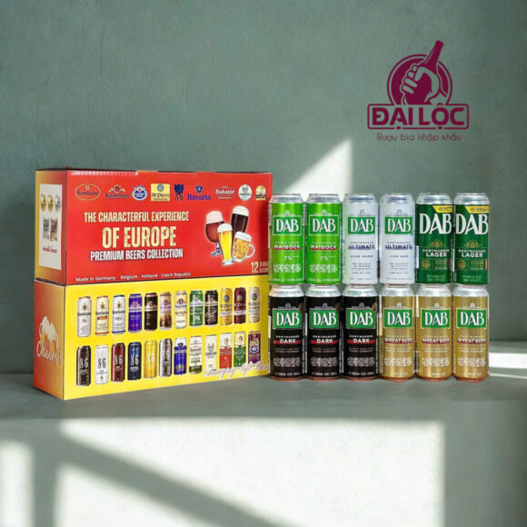 Hộp Quà Bia Đức DAB 12 Lon – Lựa Chọn Quà Tặng Đẳng Cấp