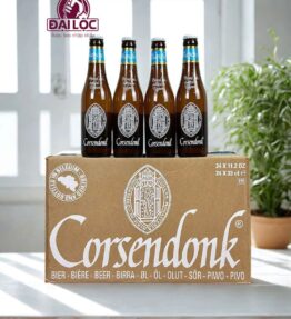 Bia Corsendonk Blanche 4.8% – Chai 330ml – Thùng 24 Chai