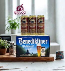 Bia Benediktiner Weissbier Dunkel Thùng 12 Lon 500ml – Tinh Hoa Bia Đức