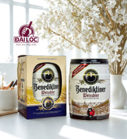 bia Benediktiner Weissbier Bình 5 Lít – tương tự Bia Arcobrau Weissbier Hell 5 lít