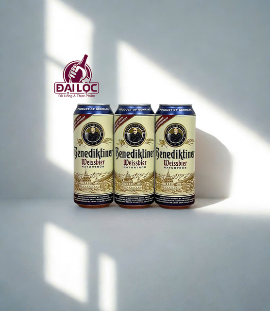 Bia-benediktiner-lon-500ml Bia Benediktiner Weissbier Lon 500ml – Tinh Túy Bia Lúa Mì Đức