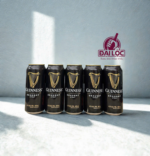 Bia Guinness Draught Stout 4.2% - Lon 440ml