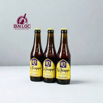 Bia La Trappe Quadrupel 10% - Thùng 24 Chai 330ml
