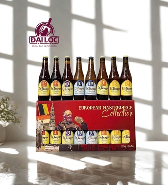 Bia la Trappe Quadrupel trong phiên bản Hộp quà bia La Trappe MIX