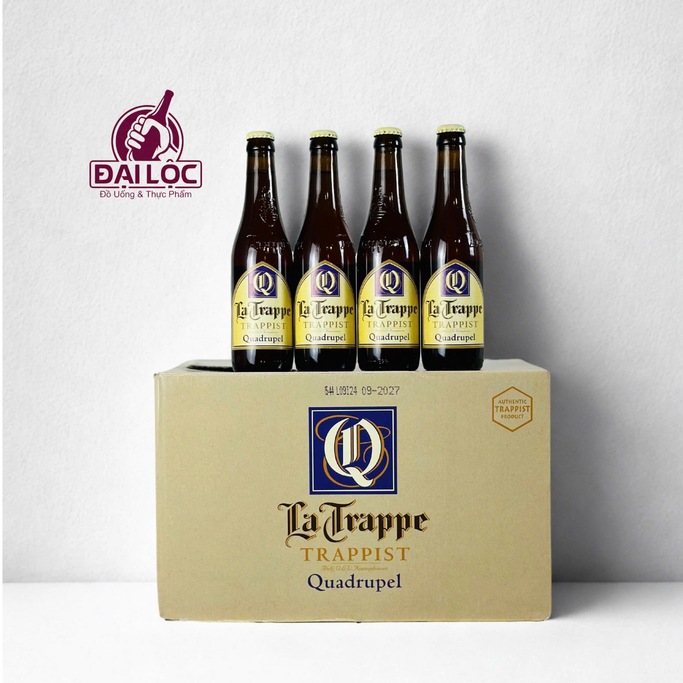 Bia La Trappe Quadrupel 10% - Thùng 24 Chai 330ml