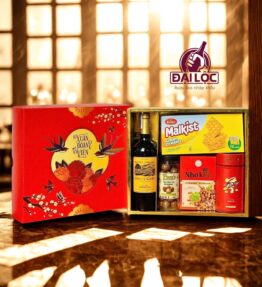 Hộp Quà Hamper Vang Pháp Chales Gary 750ml