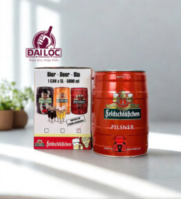 Bia Feldschlobchen Pilsner 5 Lít 4,9% – Hộp 1 Bình