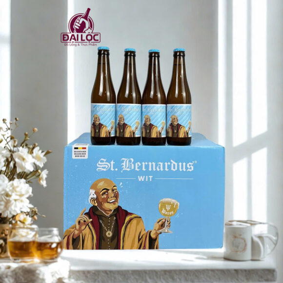 Bia St. Bernardus Wit 5,5%: Tinh Hoa Bia Trắng Từ Bậc Thầy Nấu Bia Bỉ