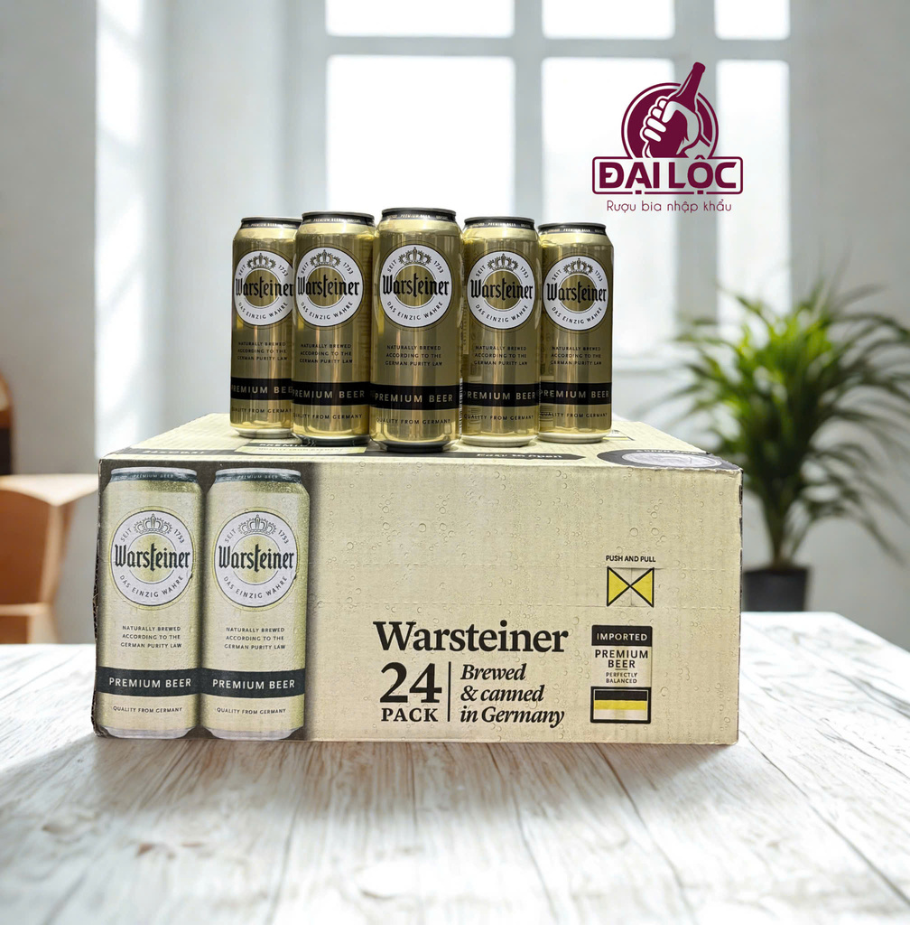 Bia Warsteiner Premium Beer 4,8%: Đẳng Cấp "Nữ Hoàng" Bia Đức