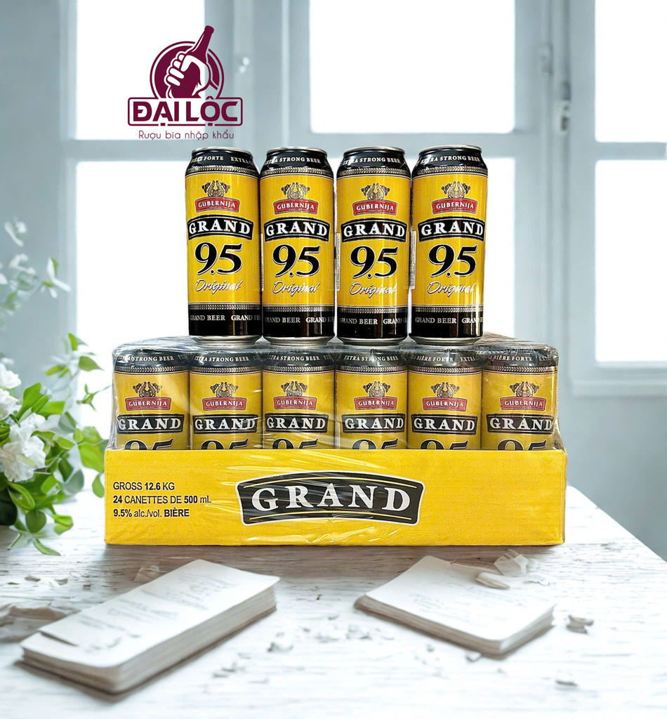 Bia Gubernija Grand Original 9,5%: Sức Mạnh Đẳng Cấp Từ Nhà Máy Bia Cổ Nhất Litva