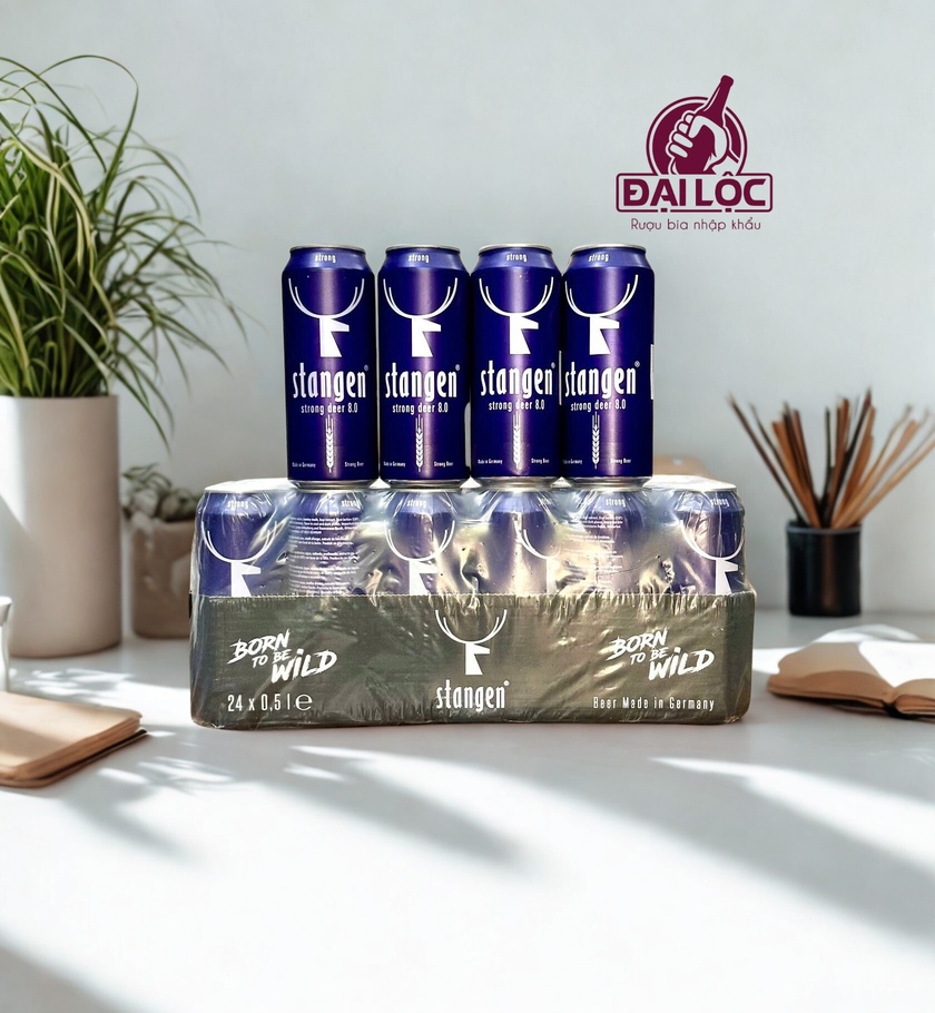 Bia Đức Stangen Strong 8%: Sức Mạnh Mãnh Thú Trong Từng Ngụm Bia