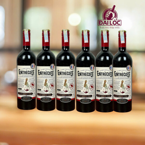 Vang Entrecote 2023 14% Pháp - Chai 750ml