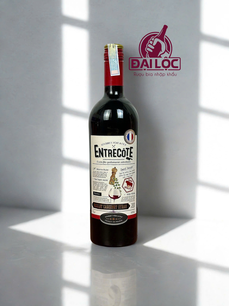 Vang Entrecote 2023 14% Pháp - Chai 750ml