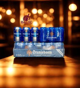 Bia Oranjeboom Premium 5% nhập khẩu Hà Lan – Thùng 24 lon 330ml