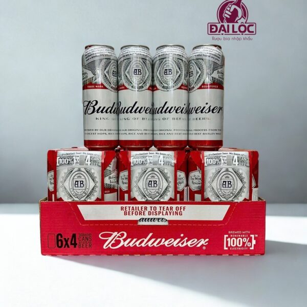 Bia Budweiser UK 4,5%: Đẳng Cấp "King Of Beers" Từ Anh Quốc