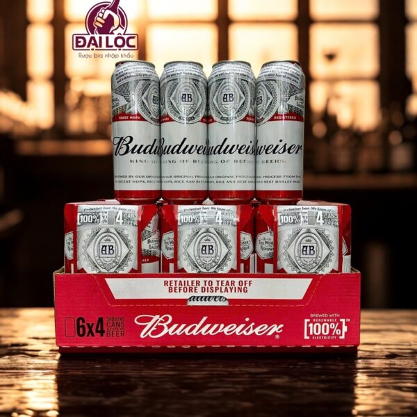 Bia Budweiser UK 4,5%: Đẳng Cấp "King Of Beers" Từ Anh Quốc