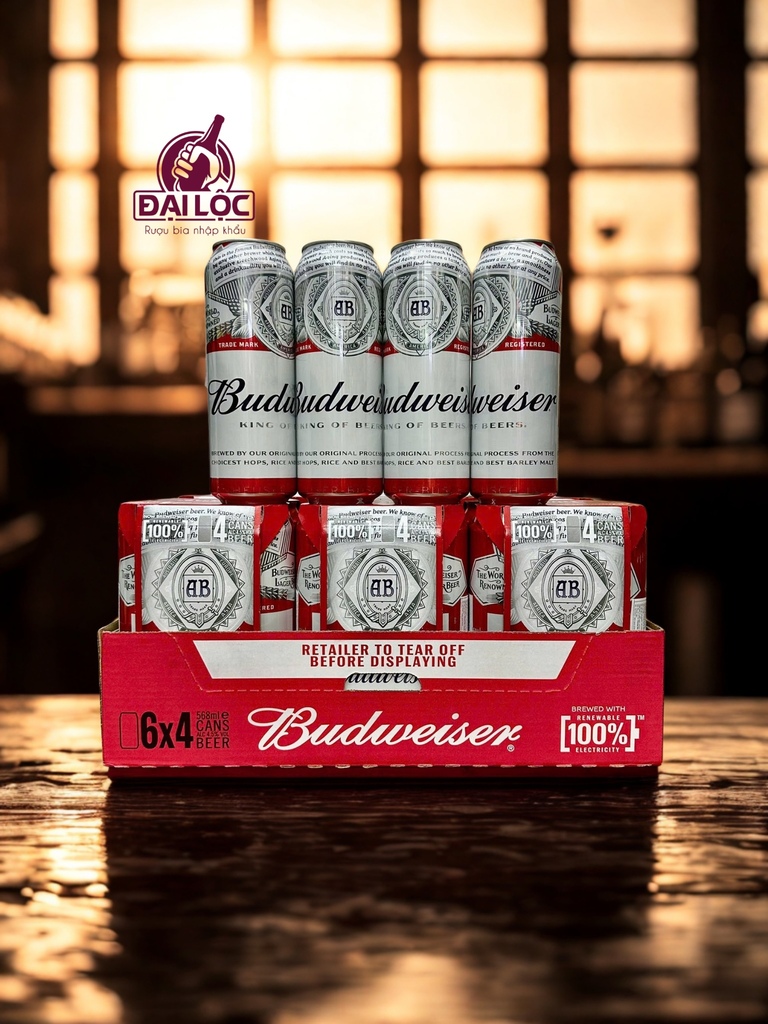 Bia Budweiser UK 4,5%: Đẳng Cấp "King Of Beers" Từ Anh Quốc