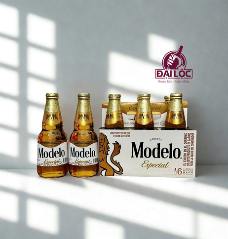 Bia Mexico Modelo Especial 4.5% – Thùng 24 chai 355ml Bia Mexico Modelo Especial 4.5%: Đẳng Cấp Pilsner Từ Vùng Đất Latin