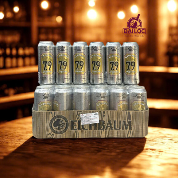 Bia Eichbaum Strong Superior 7.9% – Thùng 24 lon 500ml