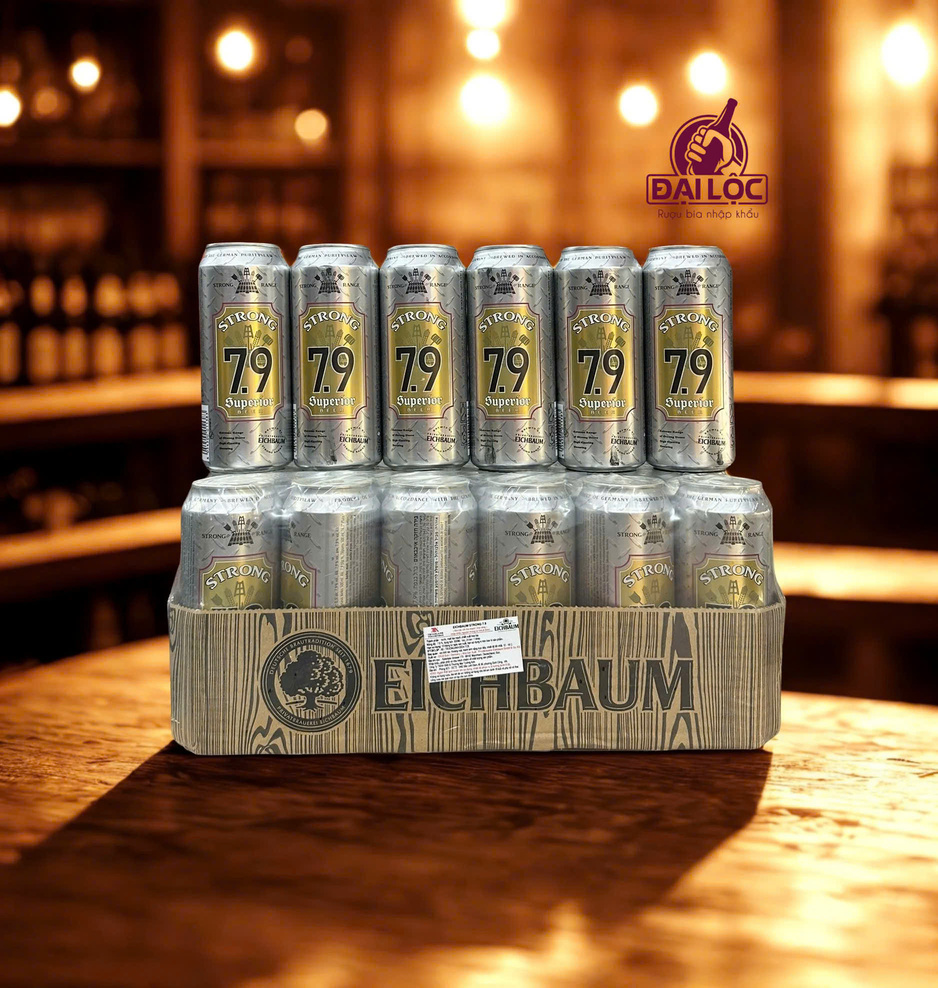 Bia Eichbaum Strong Superior 7.9% – Thùng 24 lon 500ml