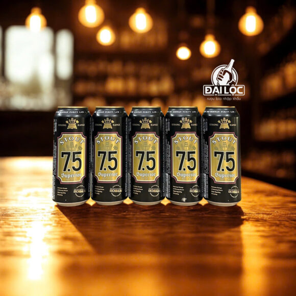 Bia đen Eichbaum Extra Stout Superior 7.5% – Thùng 24 lon 500ml