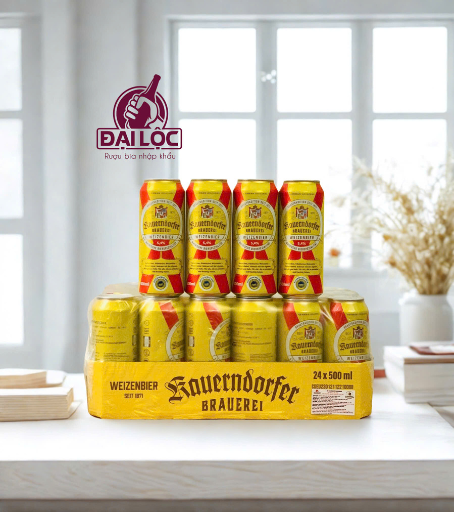 Bia Đức Kauerndorfer Weizenbier 5.4% – Hương Vị Bavaria Đích Thực