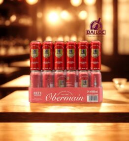 Bia Đức Obermain Hefeweizen 5,4% – Thùng 24 Lon 500ml