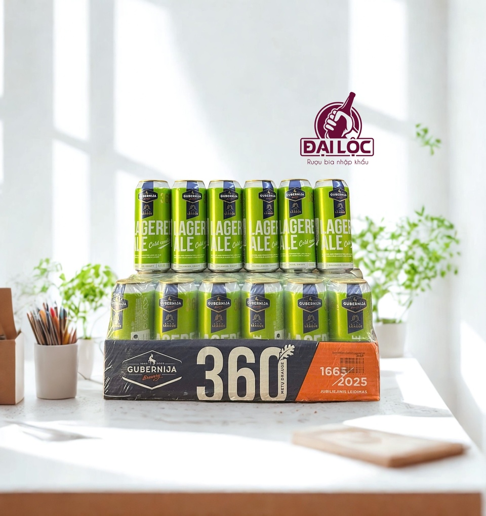 Bia-gubernija-lagered-ale Bia Gubernija Lagered Ale 4,9% – Thùng 24 Lon 500ml
