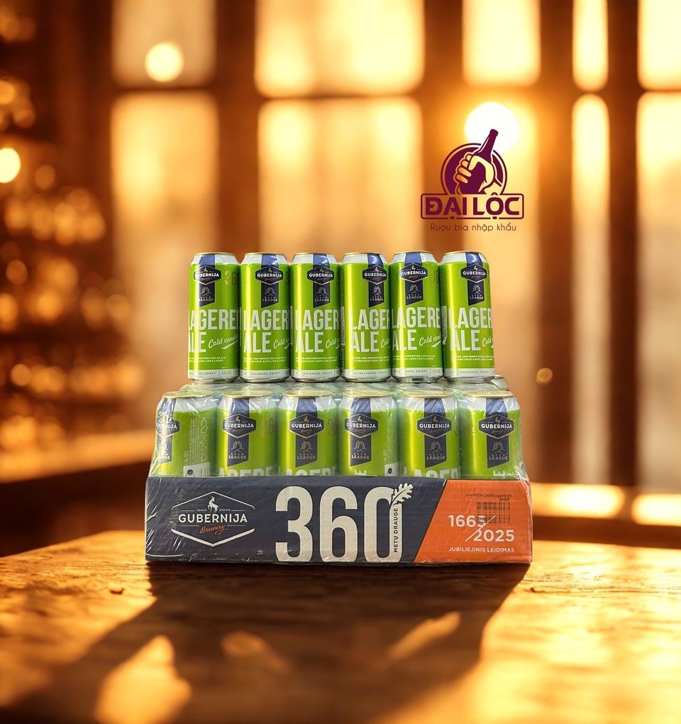 Bia-gubernija-lagered-ale Bia Gubernija Lagered Ale 4,9% – Thùng 24 Lon 500ml
