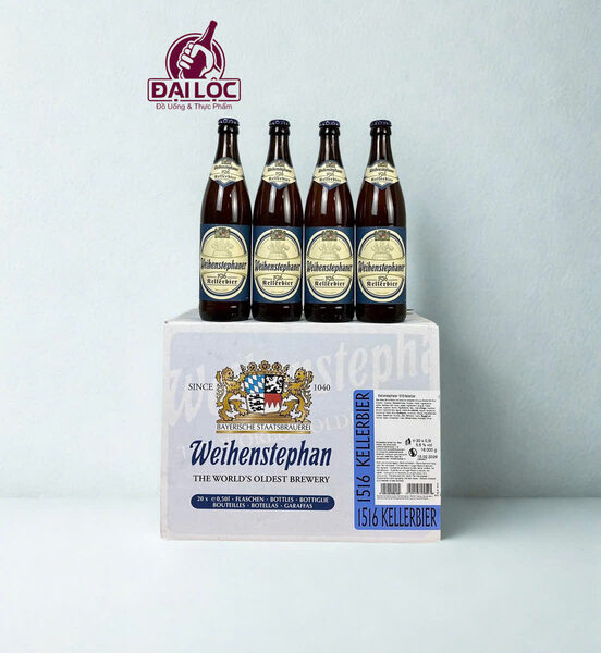 Bia Weihenstephaner Hefeweissbier Kellerbier – Hãng bia lâu đời nhất thế giới