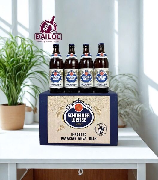 Bia Schneider Hefeweissbier Naturtrüb 4.9% Đức