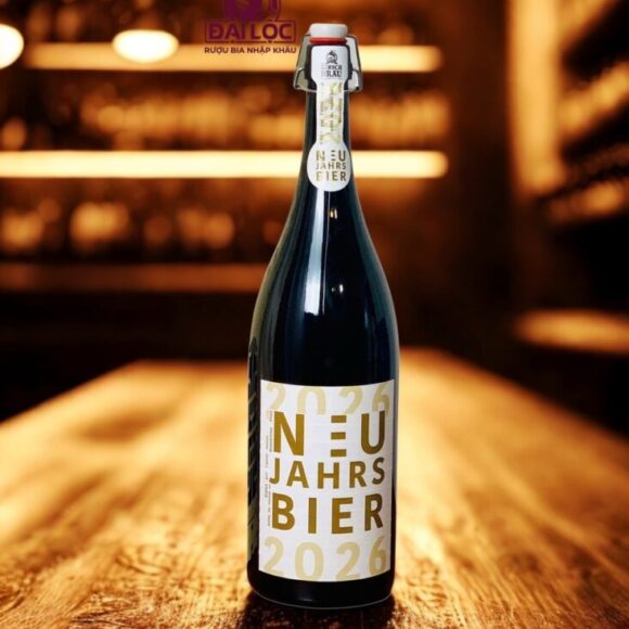 Bia Đức 3 Lít Neujahrsbier Chai Nắp Bật 5,2% - Chai 3 Lít