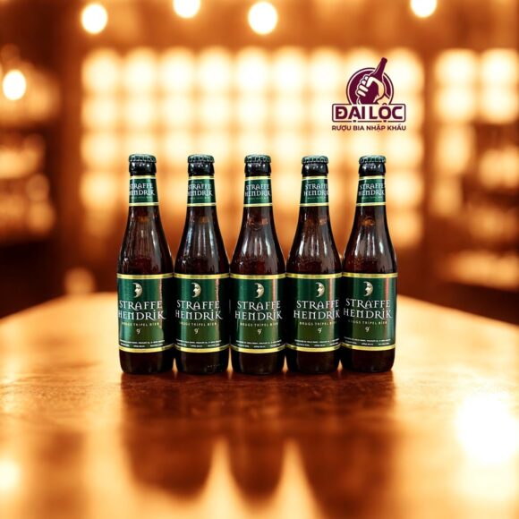 Bia Straffe Hendrik Tripel 9% Bỉ - Thùng 24 Chai 330ml