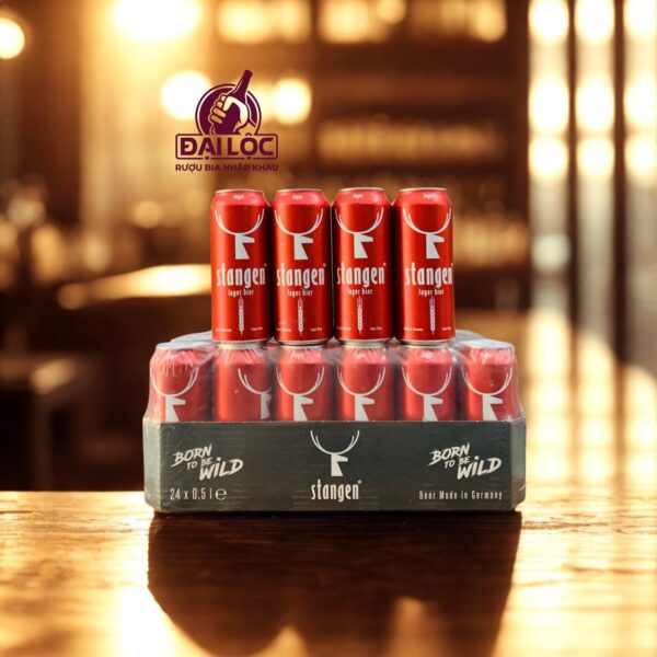 Bia Stangen Lager 5,4% - Thùng 24 Lon 500ml
