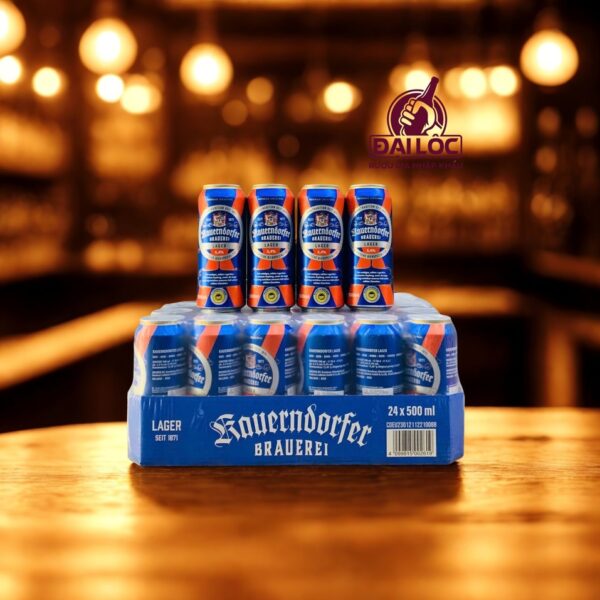 Bia Kauerndorfer Lager 5,4% - Thùng 24 Lon 500ml