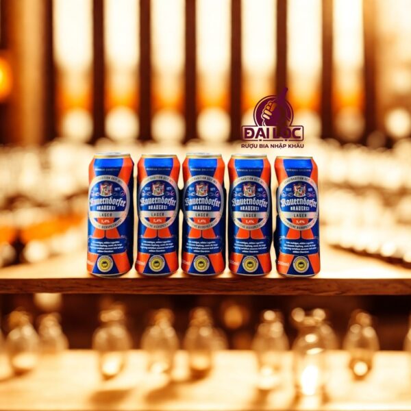 Bia Kauerndorfer Lager 5,4% - Thùng 24 Lon 500ml