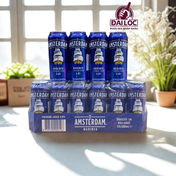 Bia Amsterdam Mariner 4,8% - Thùng 24 Lon 500ml