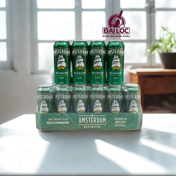 Bia Amsterdam Maximator 11,6% - Thùng 24 Lon 500ml