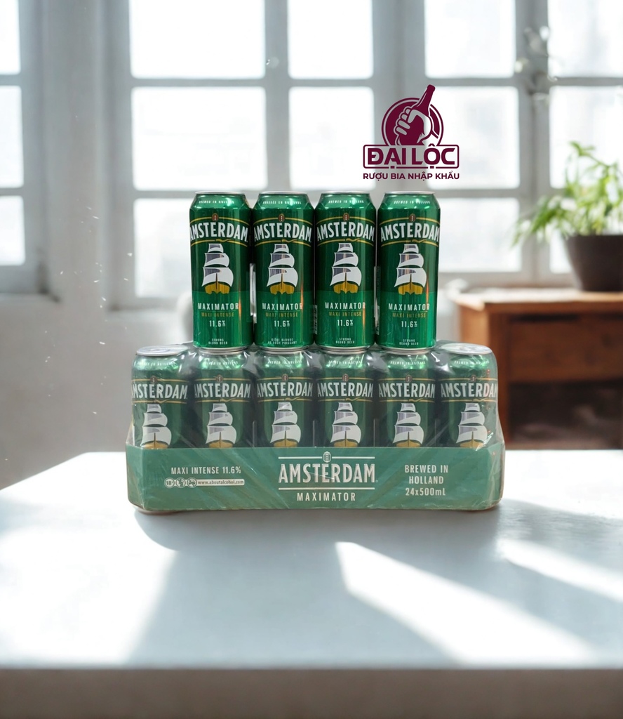 Bia Amsterdam Maximator 11,6% - Thùng 24 Lon 500ml
