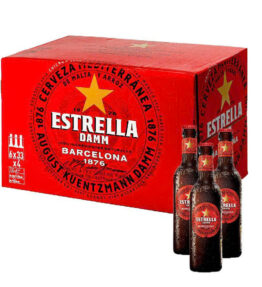 Bia Estrella Damm 4,6% Tây Ban Nha - Thùng 24 Chai 330ml
