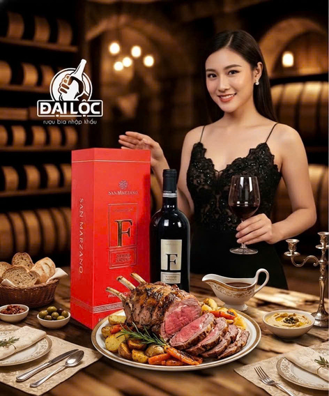 Vang F Negroamaro 15% Chính Ngạch