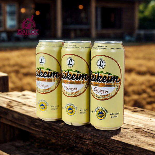 Bia Leikeim Weizen 5,4% - Thùng 24 Lon 500ml