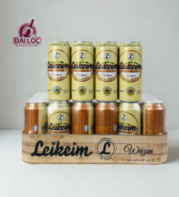 Bia Leikeim Weizen 5,4% - Thùng 24 Lon 500ml