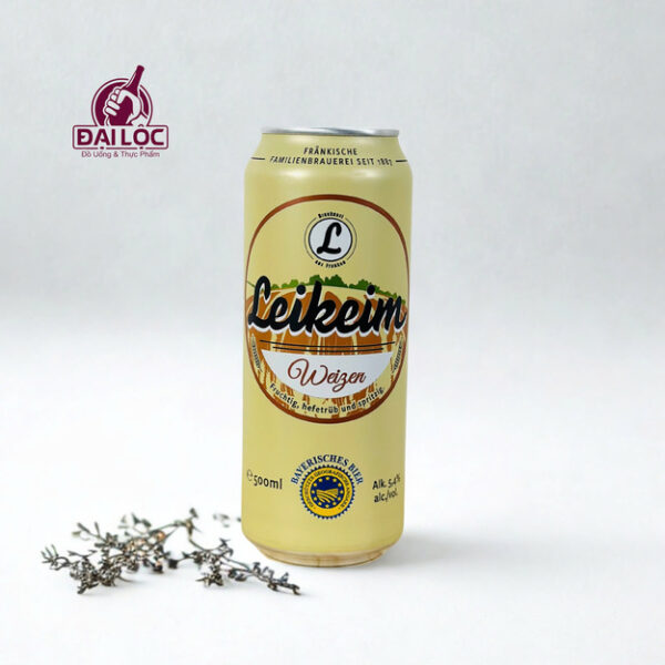 Bia Leikeim Weizen 5,4% - Thùng 24 Lon 500ml