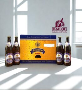 Bia Đức Arcobräu Weissbier Hell 5,3% - Thùng 20 Chai 500ml