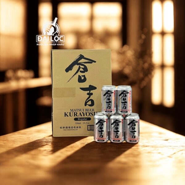 Bia Nhật Matsui Kurayoshi 5% - Thùng 24 Lon 350ml