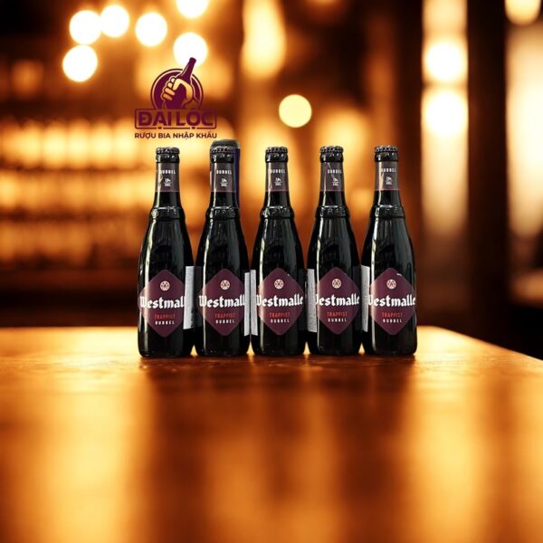 Bia Trappist Westmalle Dubbel - Thùng 24 Chai 330ml